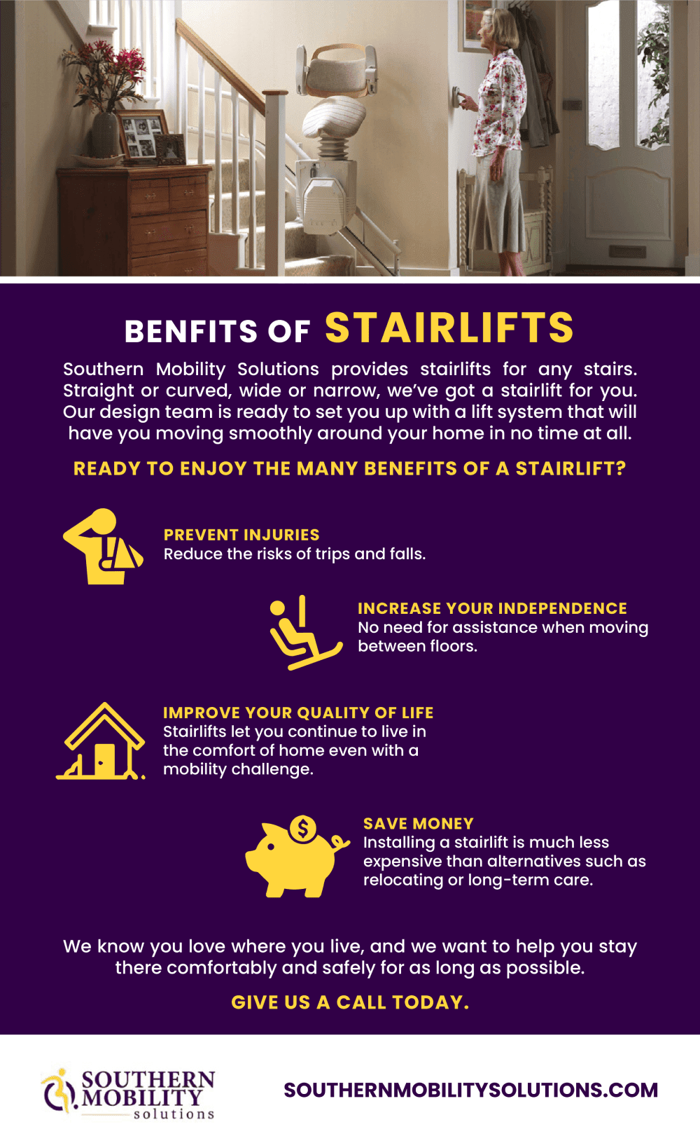 The Benefits of Stairlifts